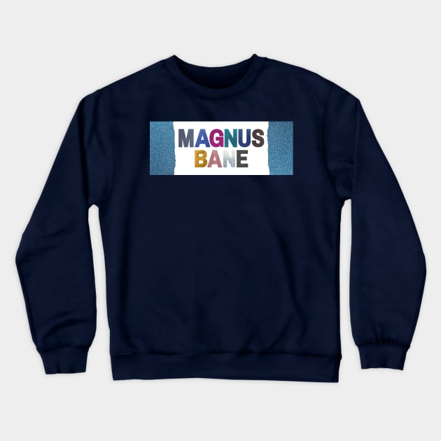 Glittery Magnus Bane Crewneck Sweatshirt by BeCreativeArts